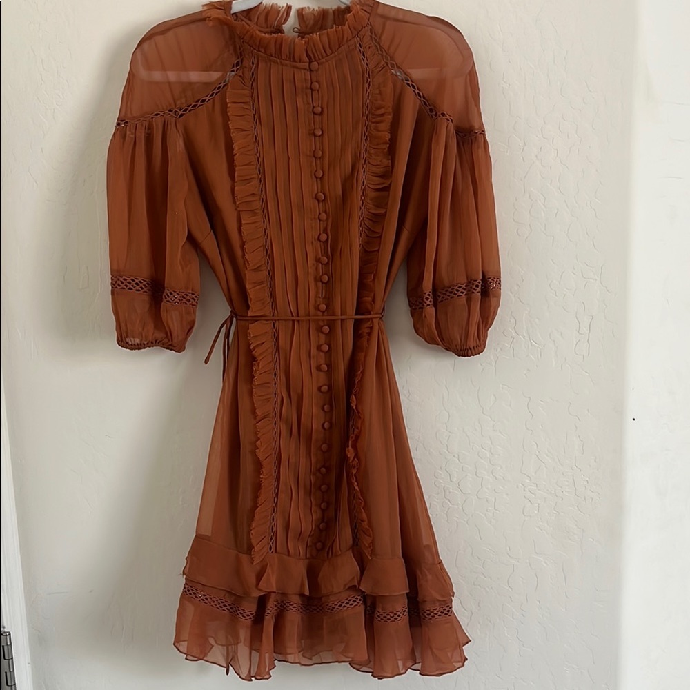 Elegant Brown Dress